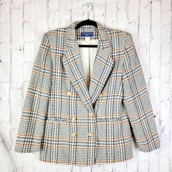 Norton McNaughton Jackets & Blazers - Classic Plaid Women's Blazer